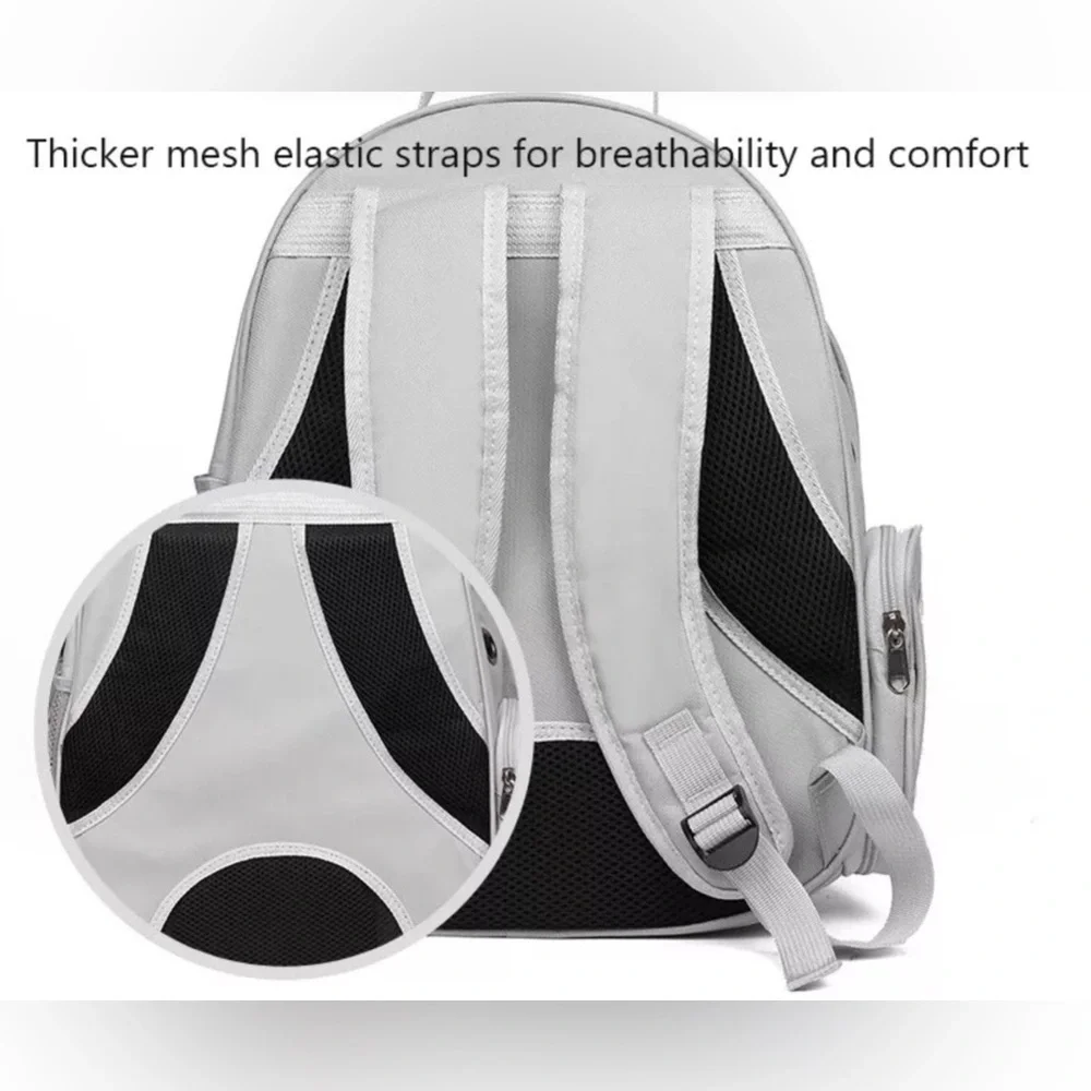 Gray-PetPack Adorable Bubble Carrying Bag for Small, Cats, Space Capsule Pet